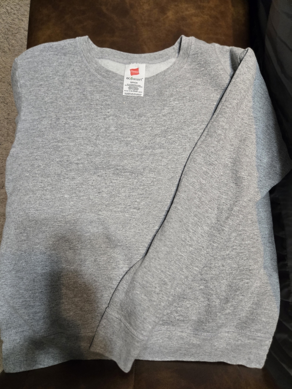 Hanes Gray Crewneck Sweatshirt for Women